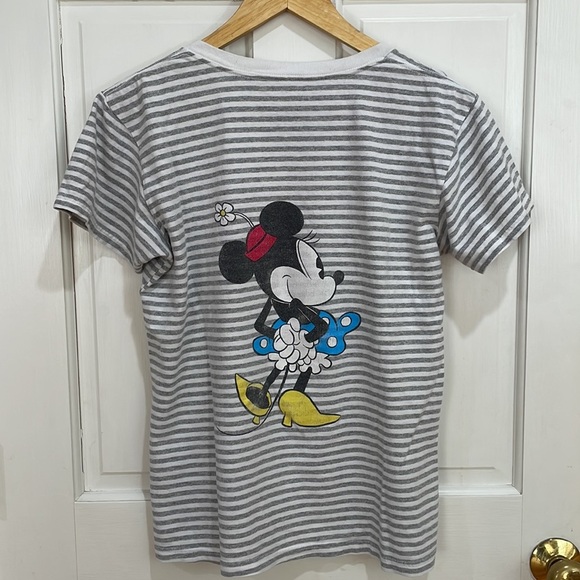 Disney Store | Minnie Mouse V-Neck T-Shirt; Size M - Picture 3 of 8